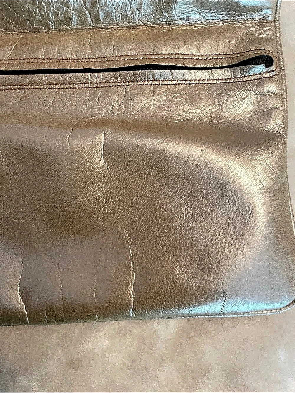 Metallic Gold Clutch - Picture 10 of 12